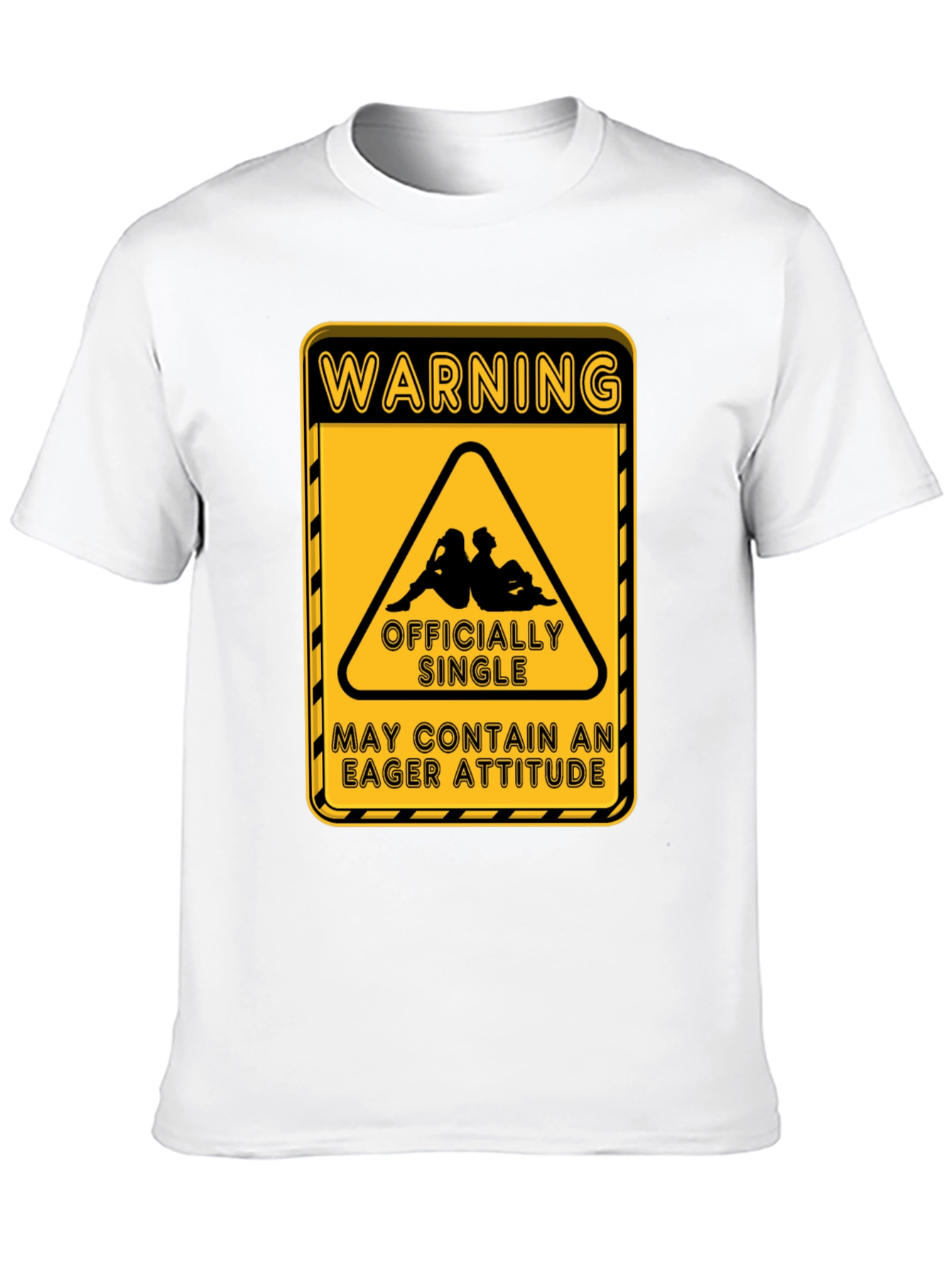 Warning Officially Single T-Shirt