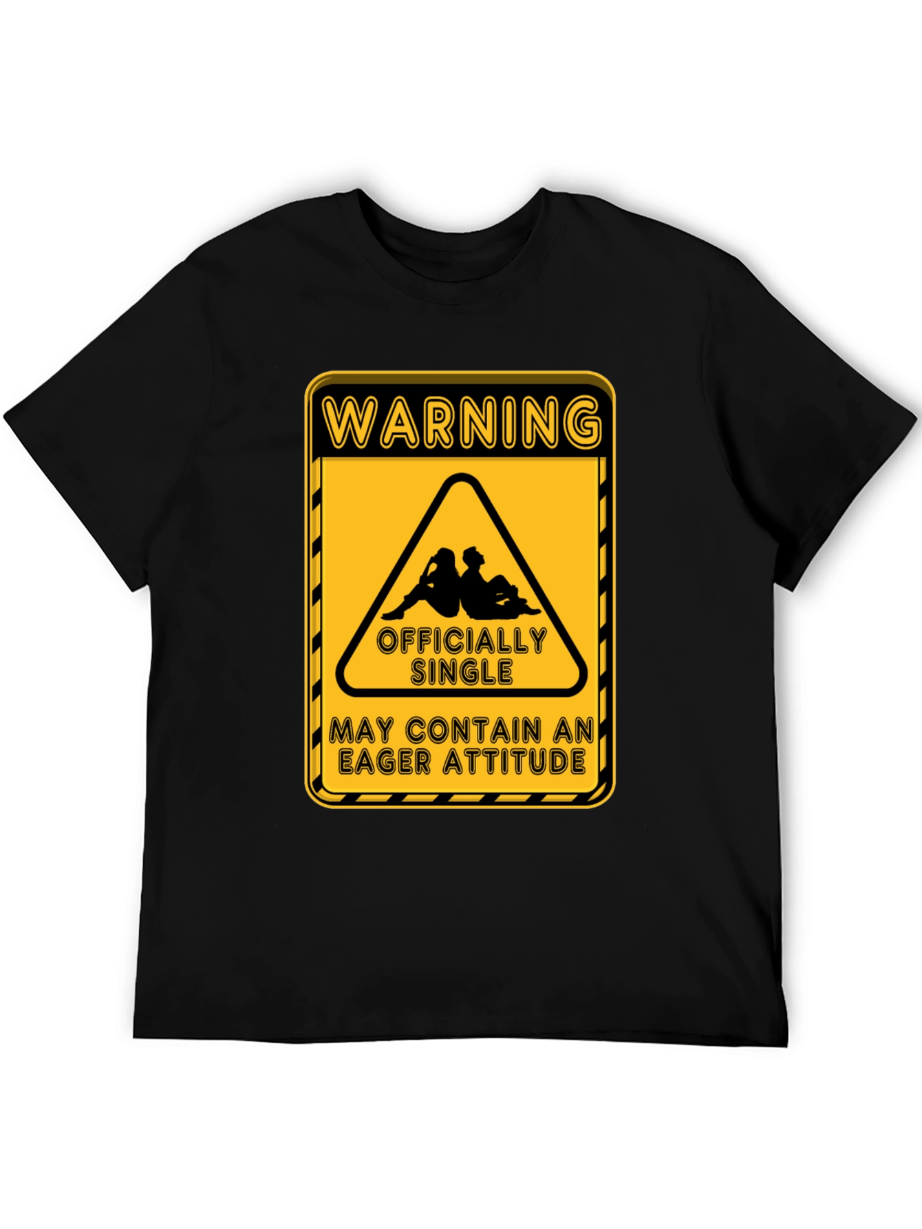 Warning Officially Single T-Shirt