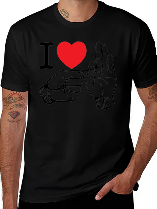 I Love Sign Language Funny T-Shirt