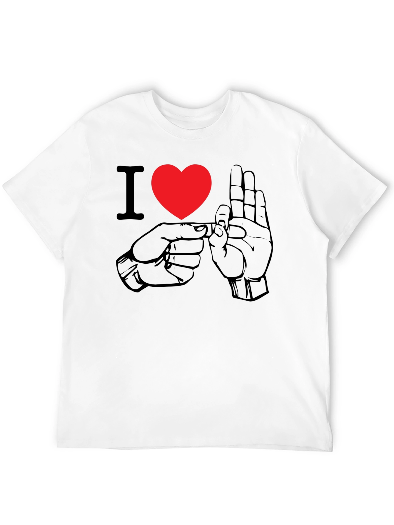 I Love Sign Language Funny T-Shirt