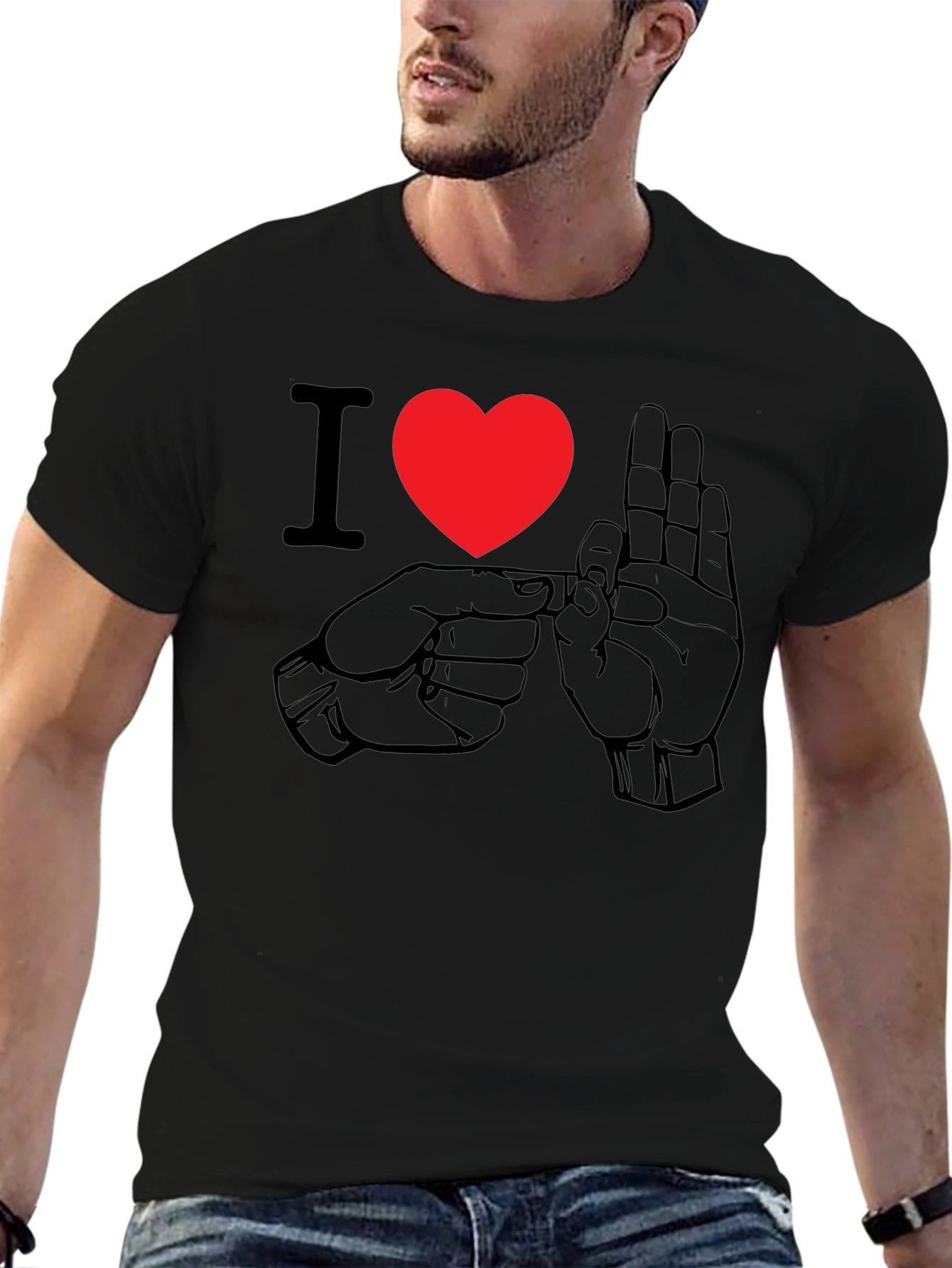 I Love Sign Language Funny T-Shirt