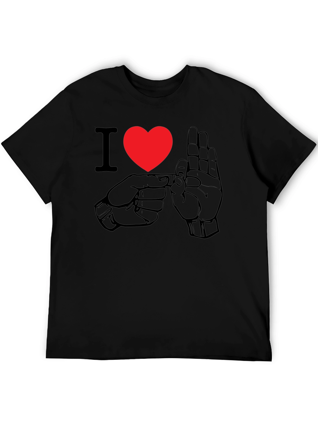 I Love Sign Language Funny T-Shirt