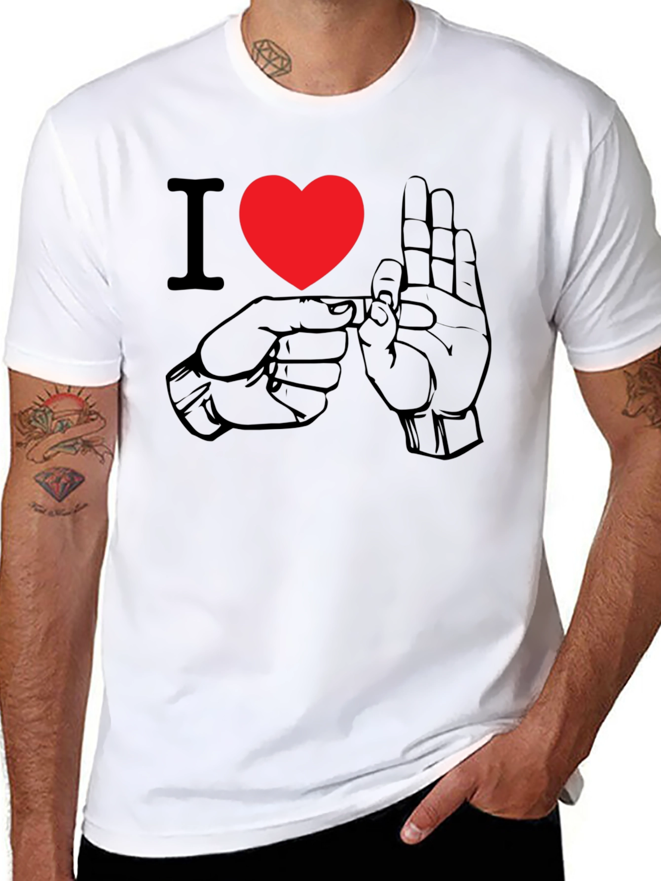 I Love Sign Language Funny T-Shirt