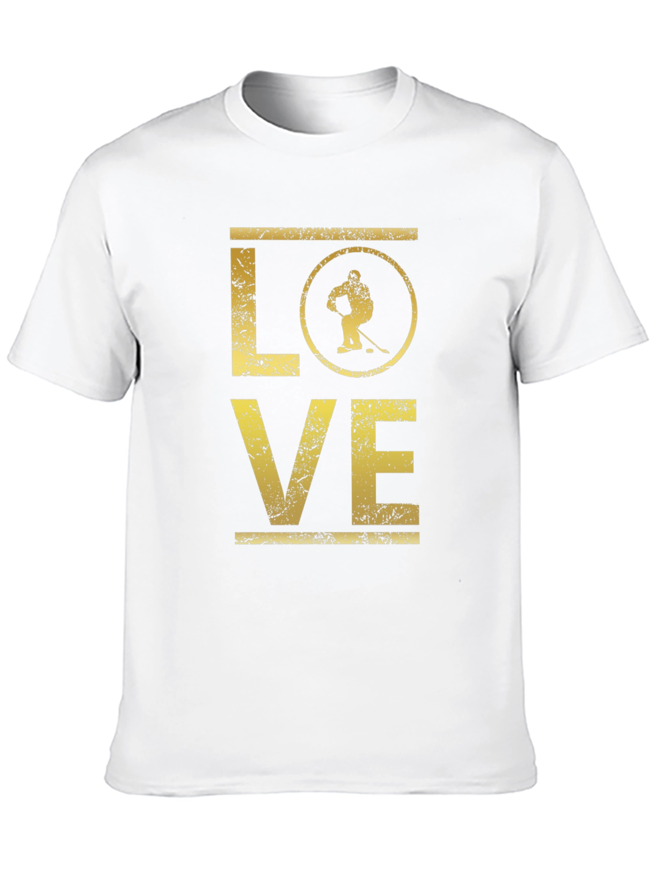 Love Hockey Graphic T-Shirt - Black Tee