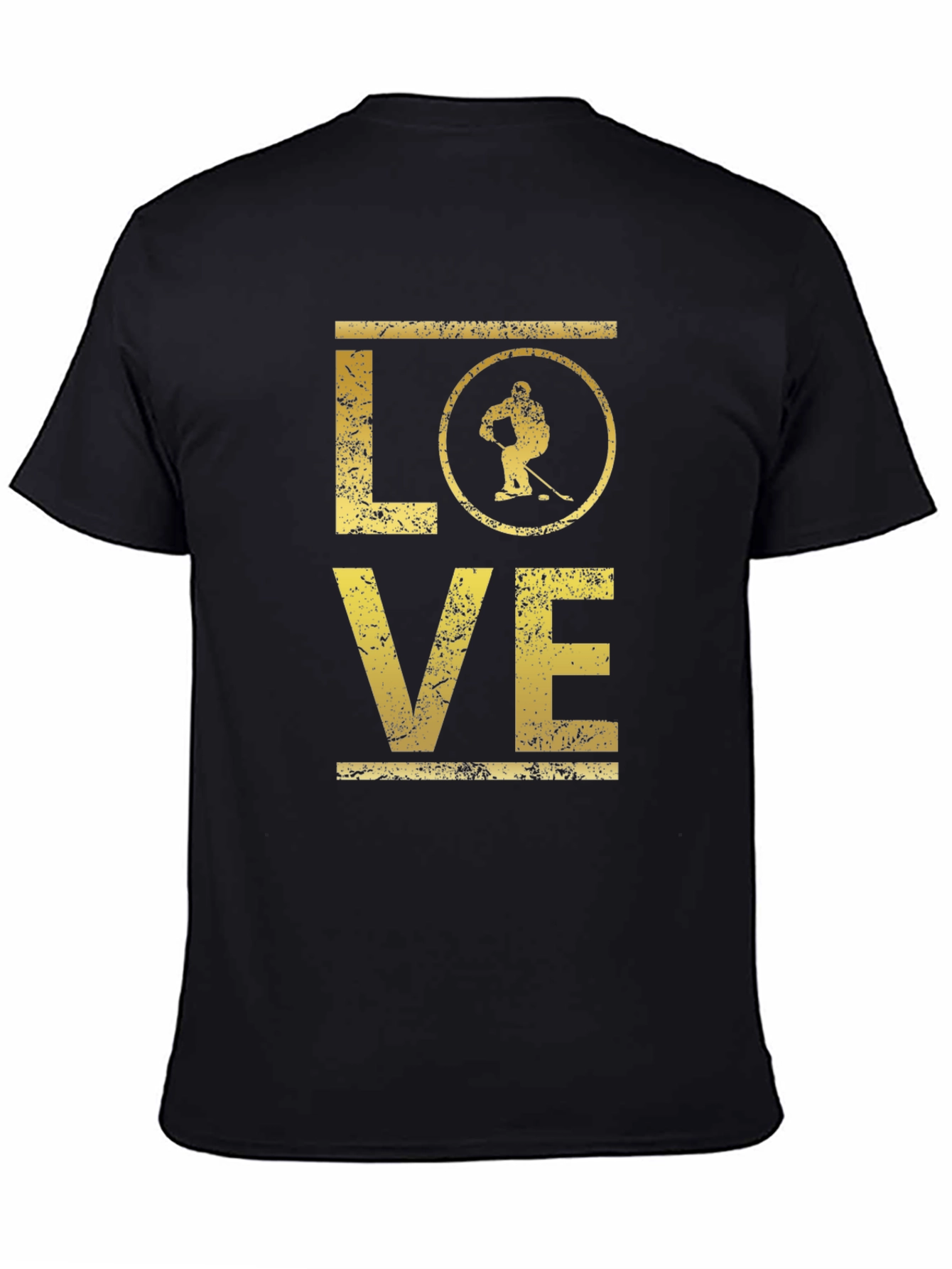 Love Hockey Graphic T-Shirt - Black Tee