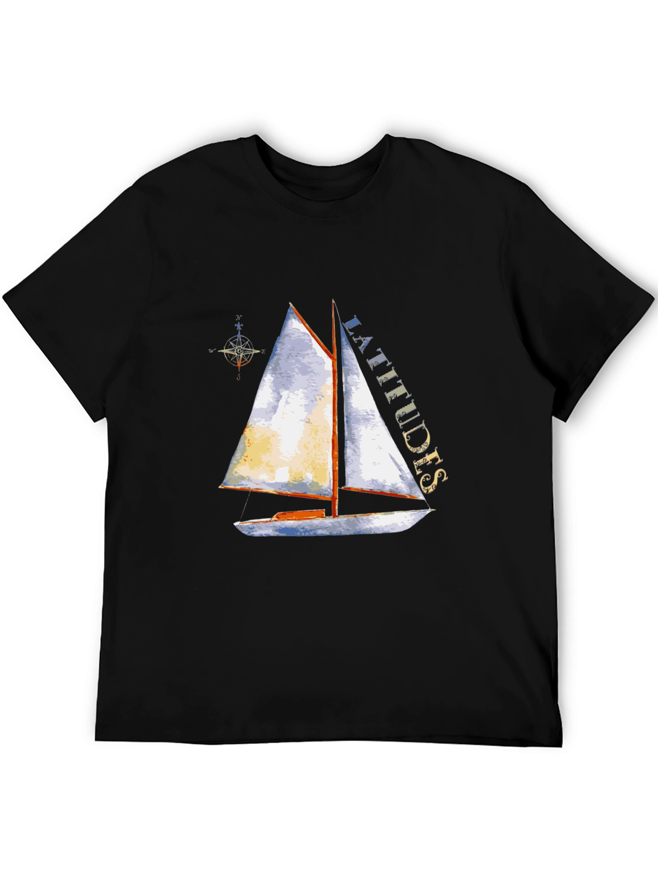 Nautical Sailboat T-Shirt - Latitudes Graphic Tee