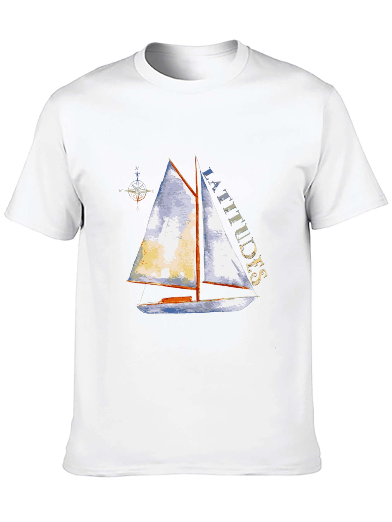 Nautical Sailboat T-Shirt - Latitudes Graphic Tee