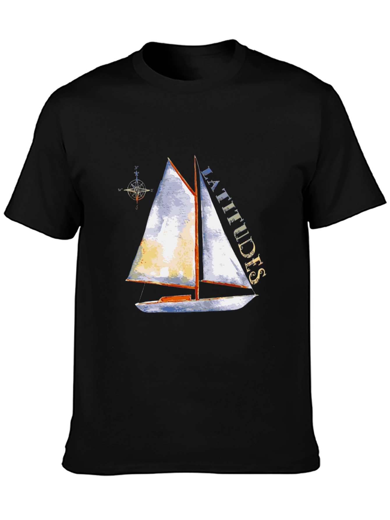 Nautical Sailboat T-Shirt - Latitudes Graphic Tee