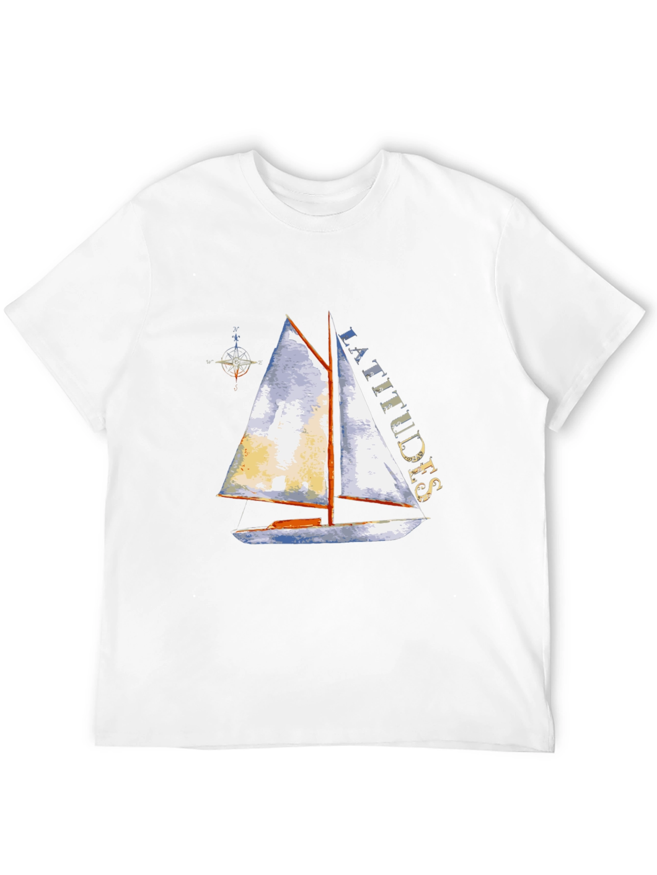 Nautical Sailboat T-Shirt - Latitudes Graphic Tee