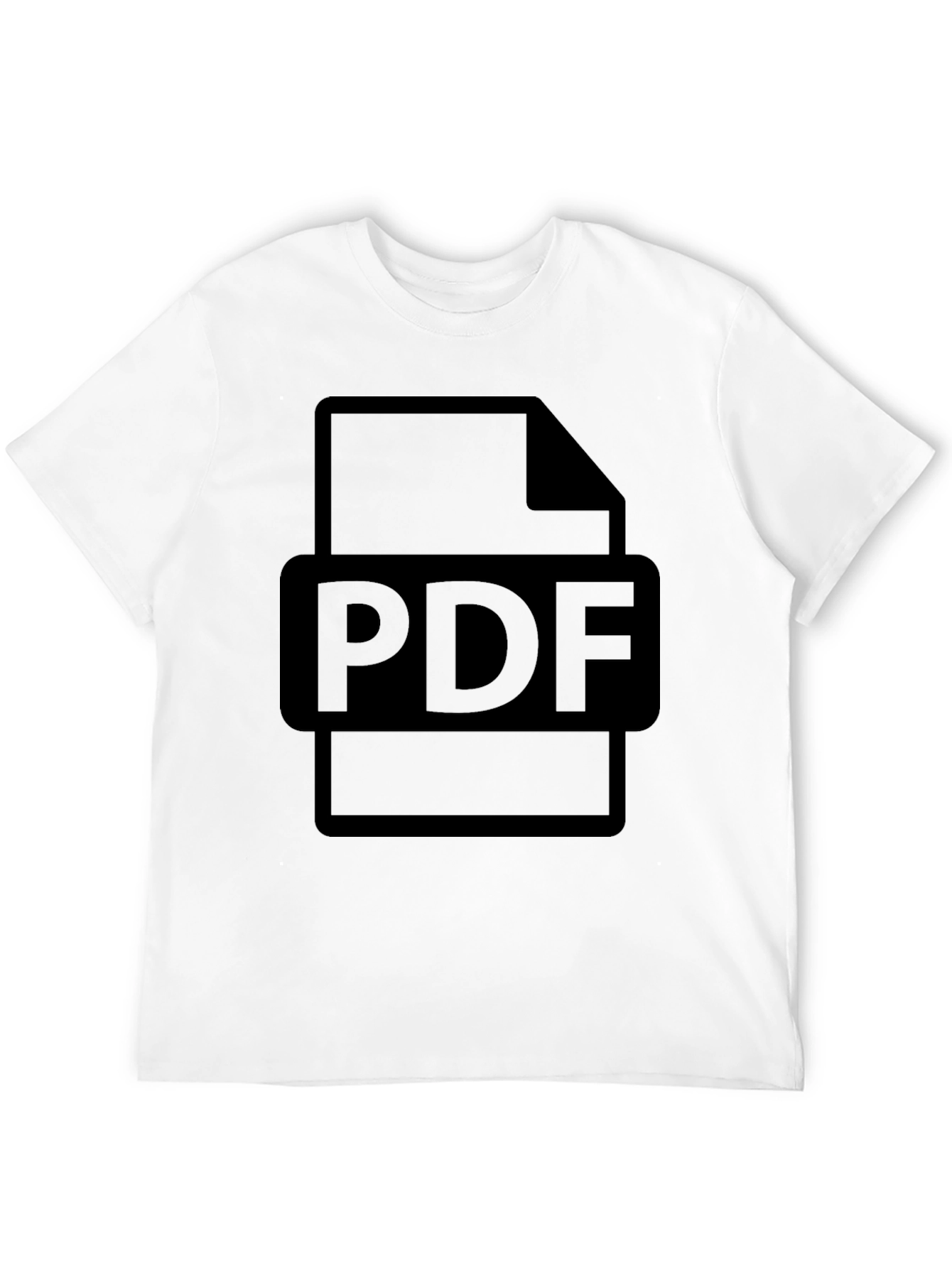PDF File Graphic T-Shirt - Document Design Tee