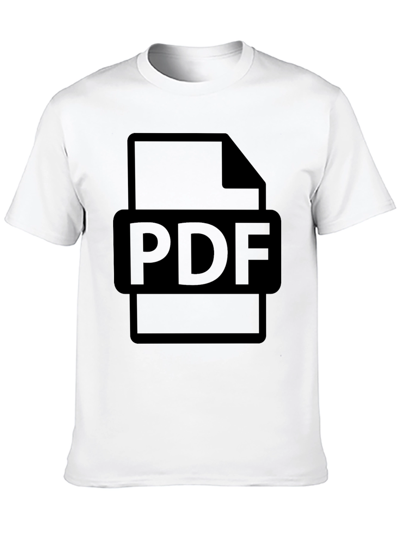 PDF File Graphic T-Shirt - Document Design Tee