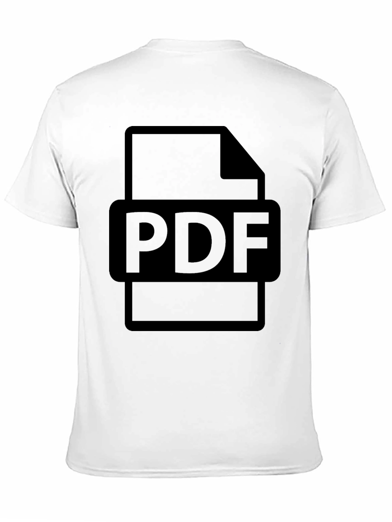 PDF File Graphic T-Shirt - Document Design Tee