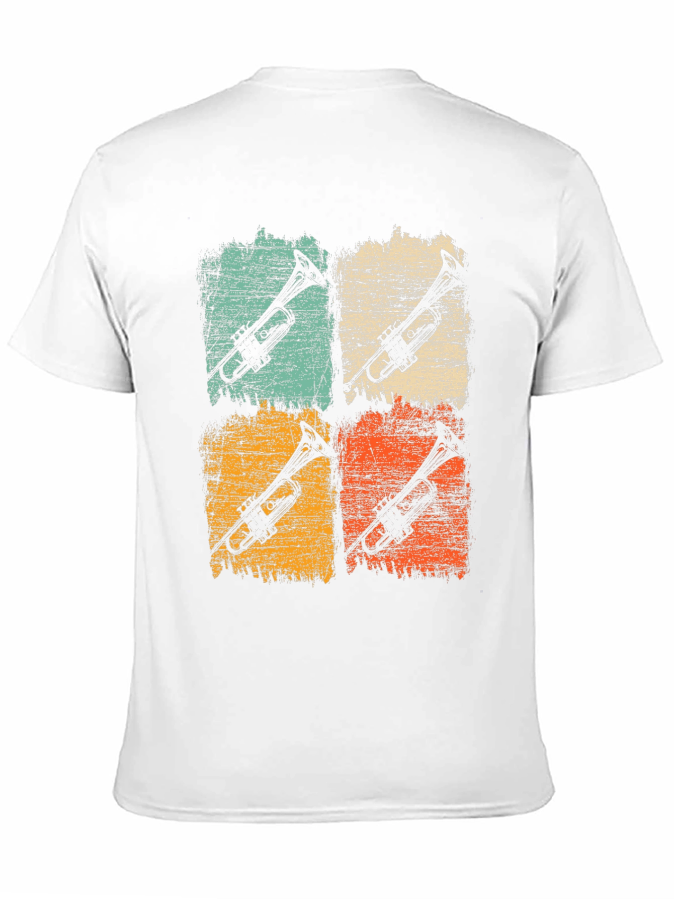 Retro Trumpet Graphic Tee - Musical Instrument T-Shirt