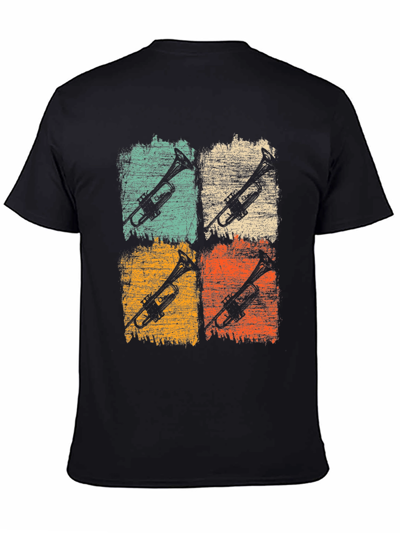 Retro Trumpet Graphic Tee - Musical Instrument T-Shirt