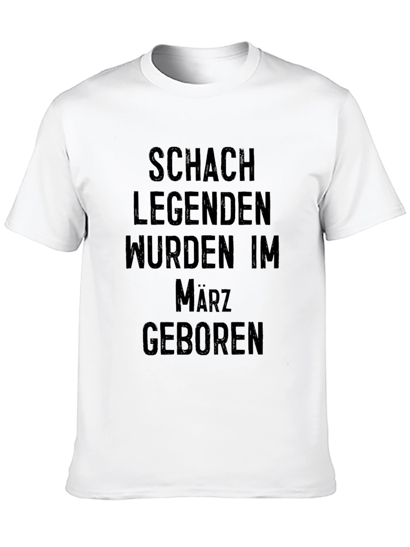 Chess Legends Born in March Black T-Shirt