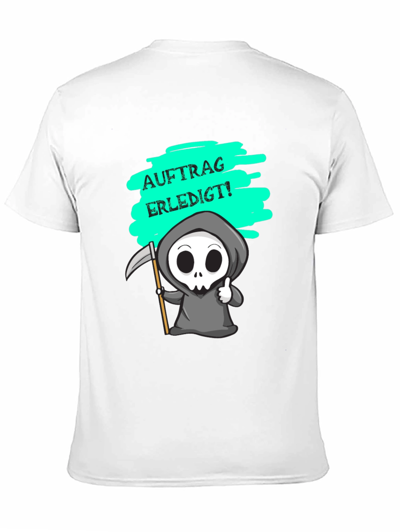 Grim Reaper T-Shirt - Auftrag Erledigt! Humor