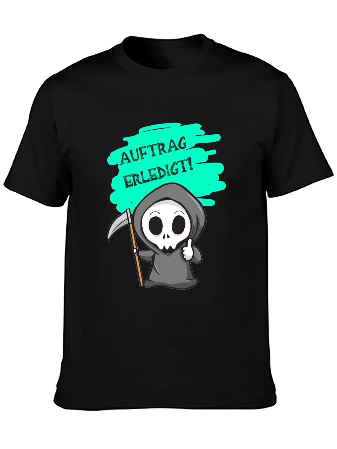 Grim Reaper T-Shirt - Auftrag Erledigt! Humor