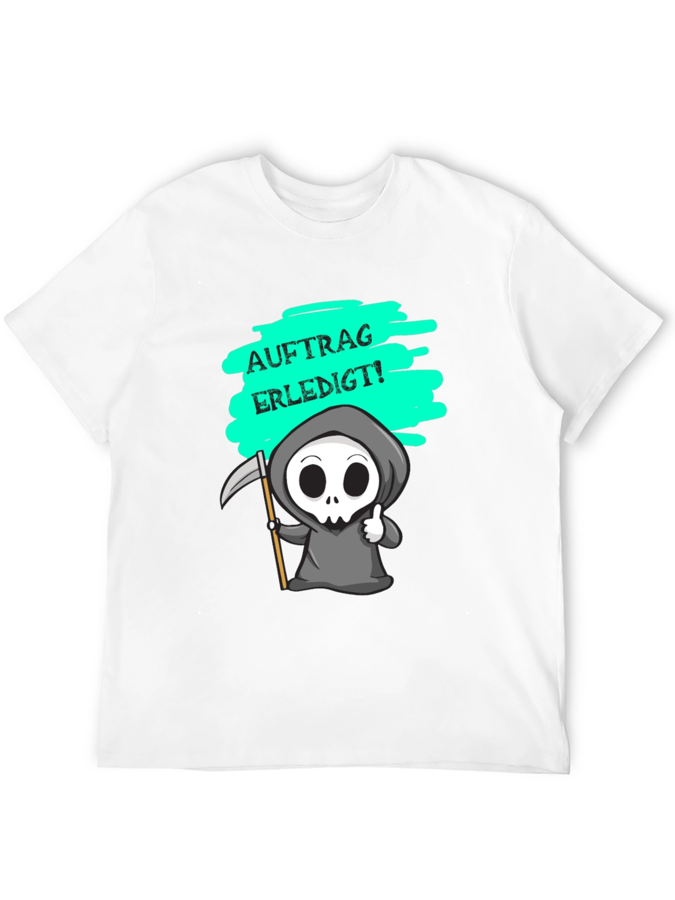 Grim Reaper T-Shirt - Auftrag Erledigt! Humor