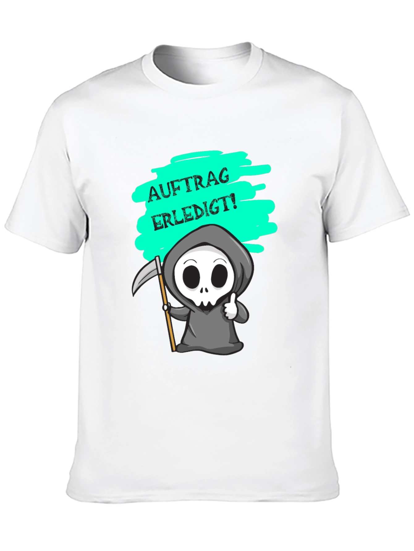 Grim Reaper T-Shirt - Auftrag Erledigt! Humor