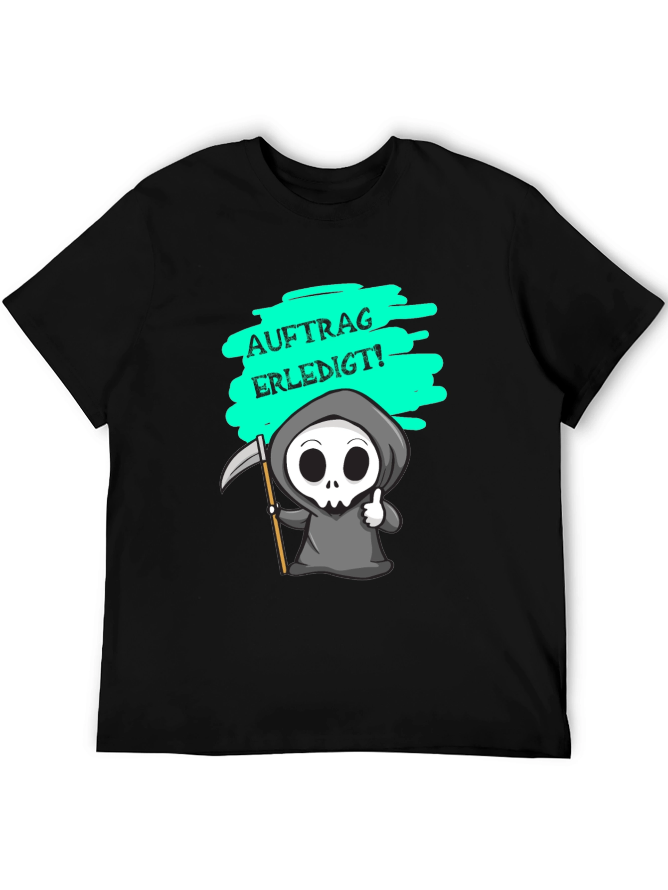 Grim Reaper T-Shirt - Auftrag Erledigt! Humor