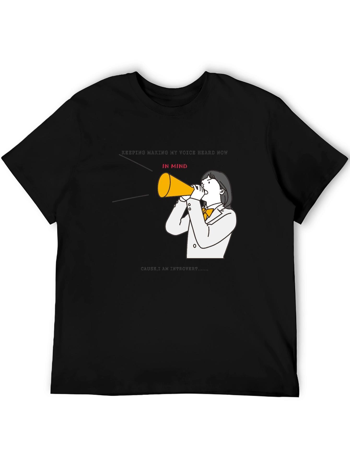 Introvert Voice T-Shirt - Hear My Mind