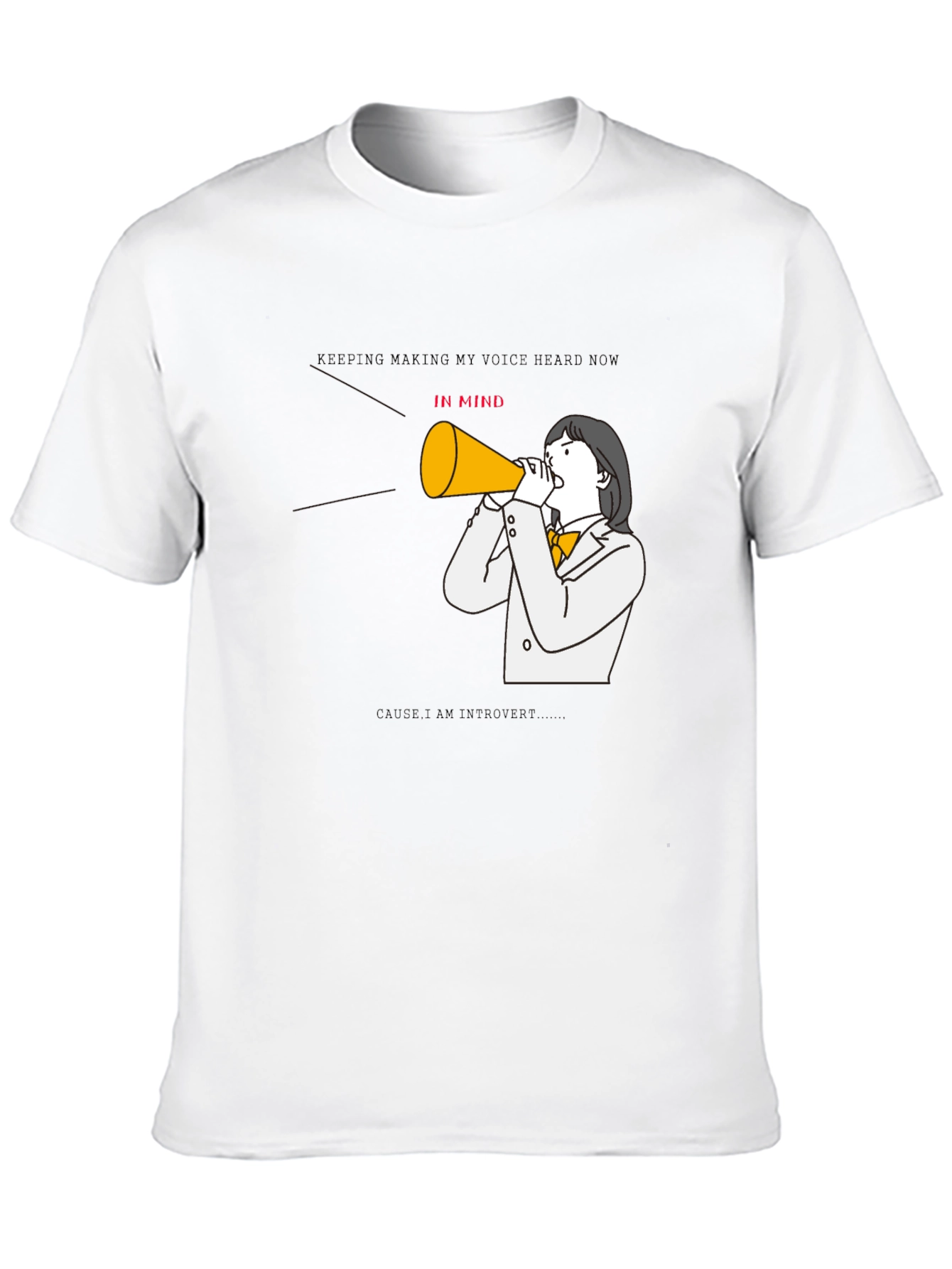 Introvert Voice T-Shirt - Hear My Mind