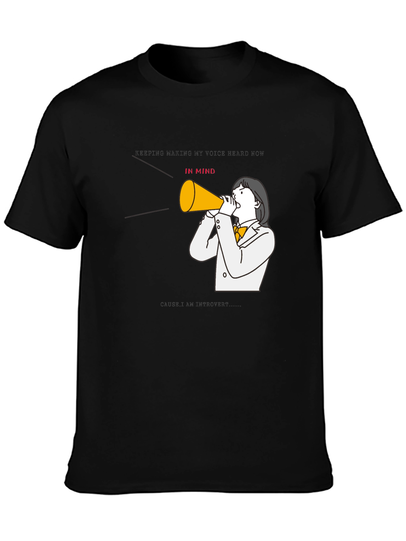 Introvert Voice T-Shirt - Hear My Mind