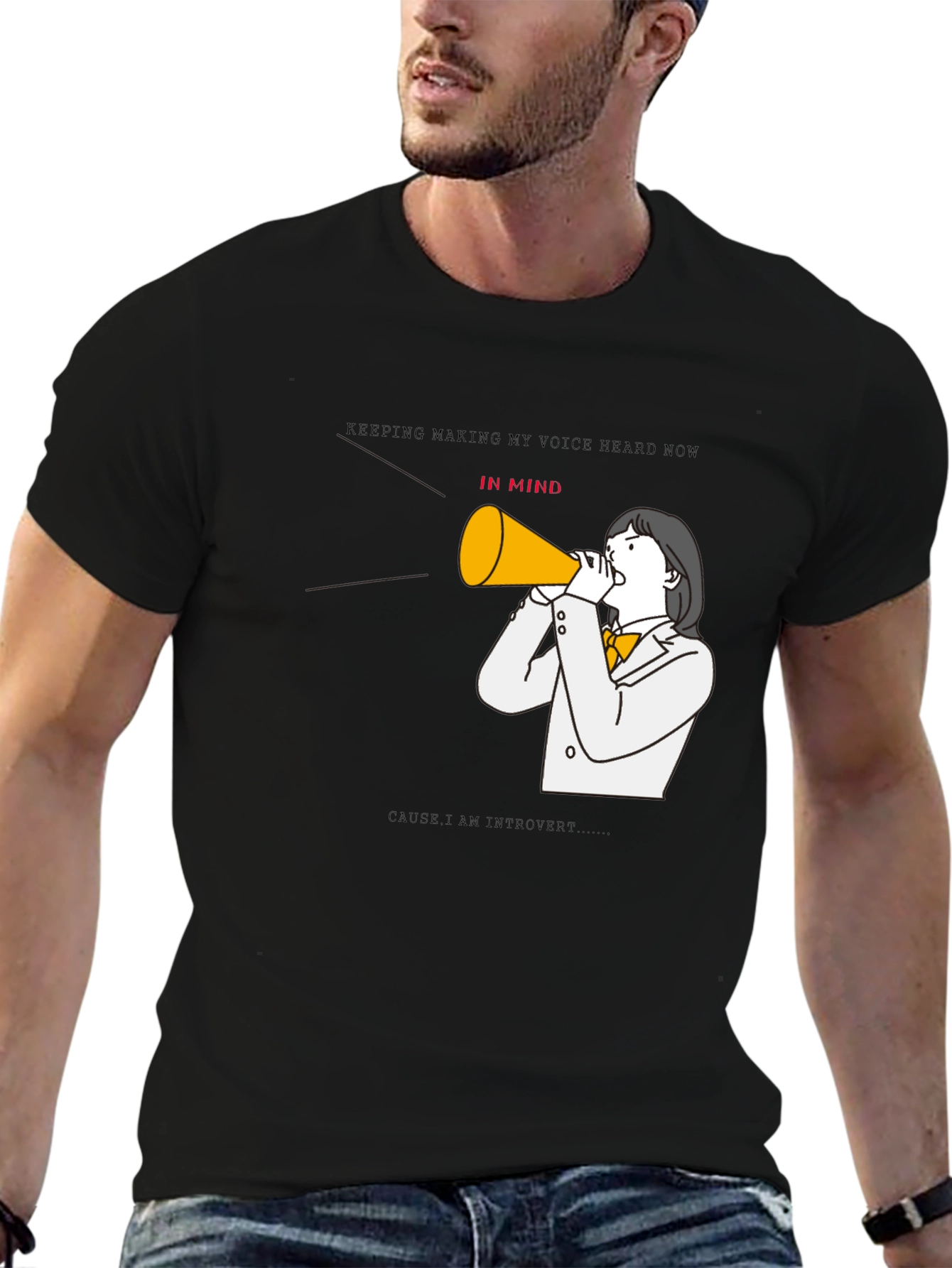 Introvert Voice T-Shirt - Hear My Mind