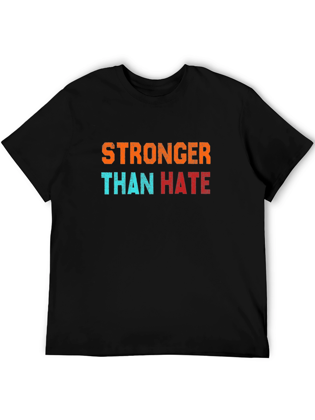Stronger Than Hate Graphic Tee - Black