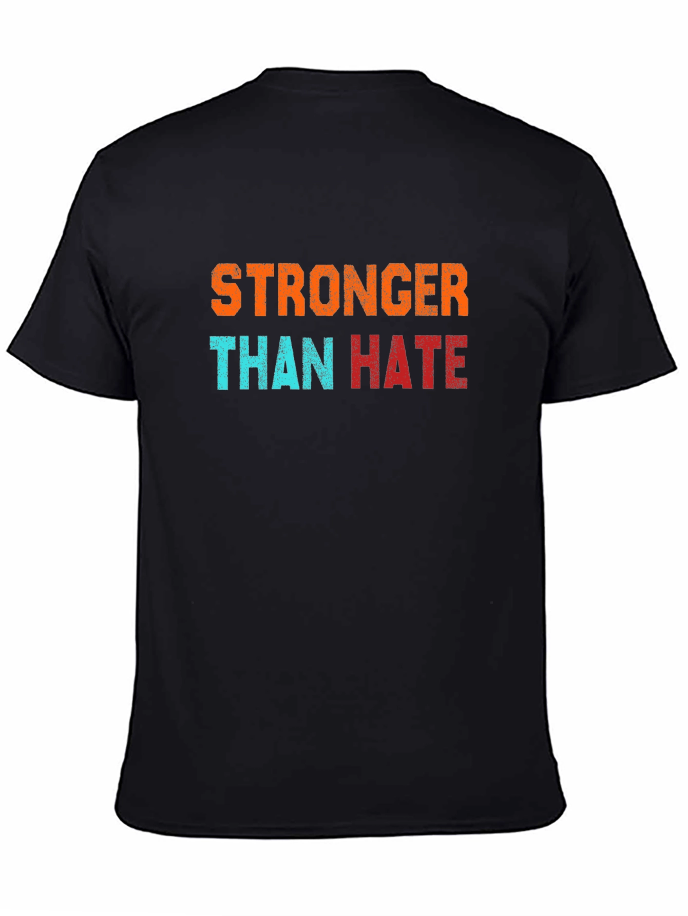Stronger Than Hate Graphic Tee - Black