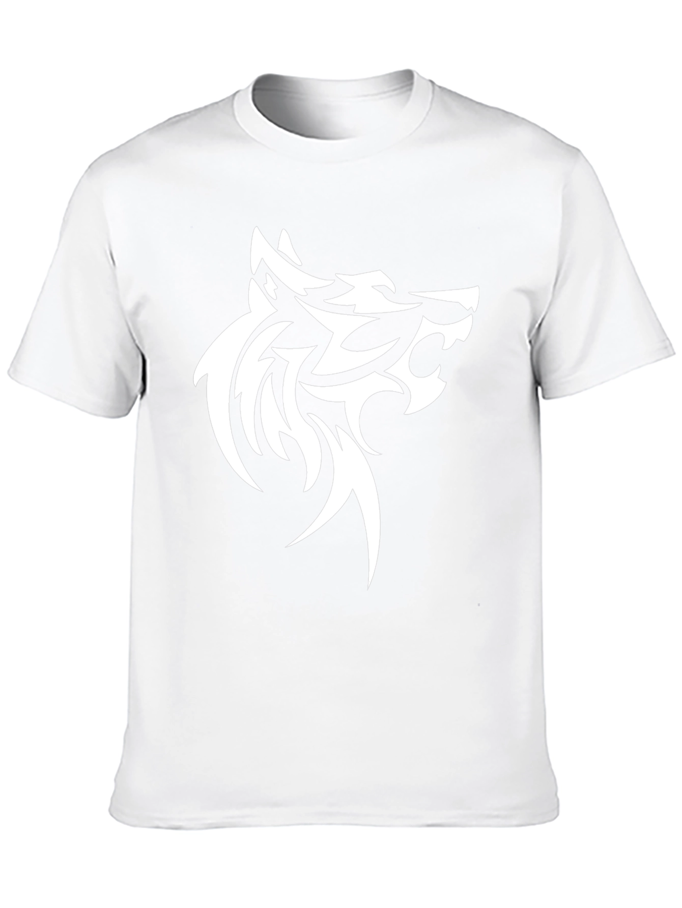 Wolf Graphic Tee - Bold Tribal Design