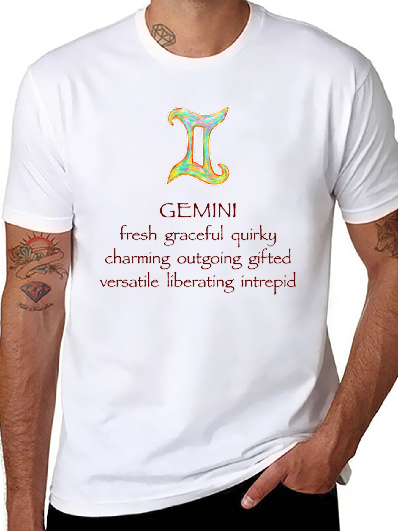 Gemini Zodiac Sign T-Shirt