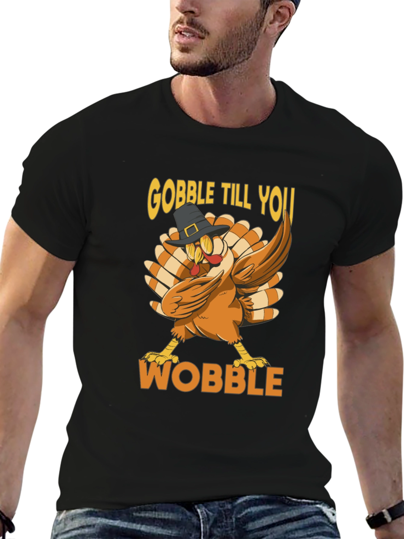 Gobble Till You Wobble Thanksgiving T-Shirt