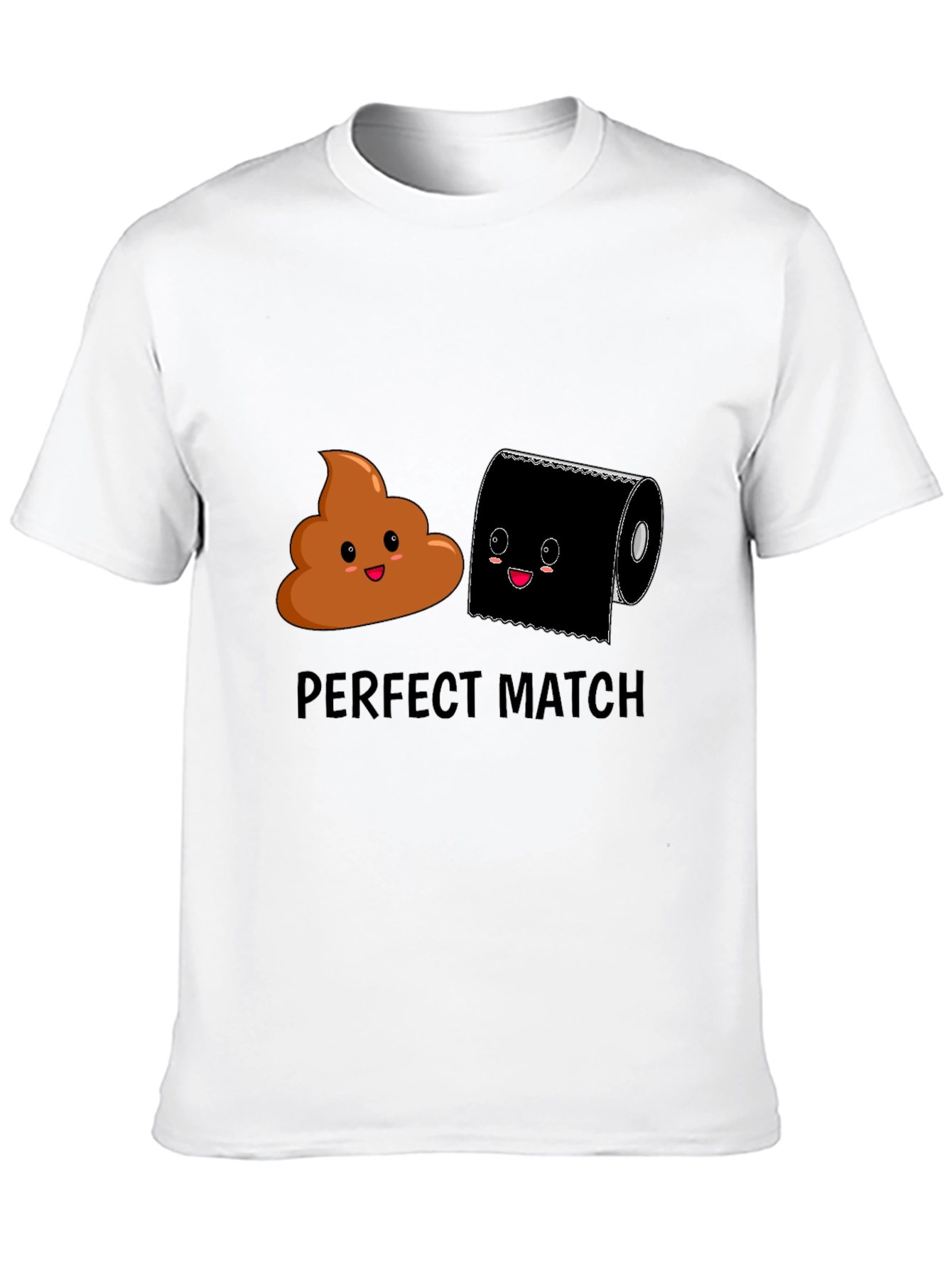 Perfect Match Graphic Tee - Humor T-Shirt
