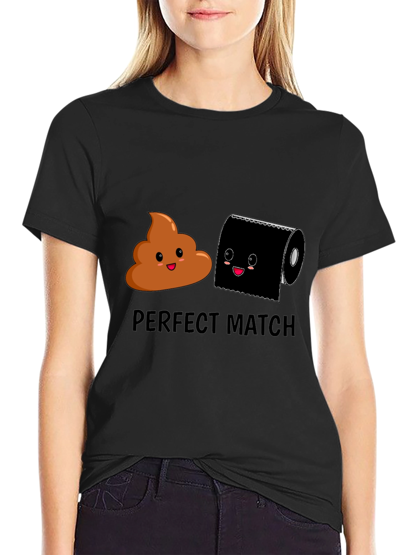 Perfect Match Graphic Tee - Humor T-Shirt