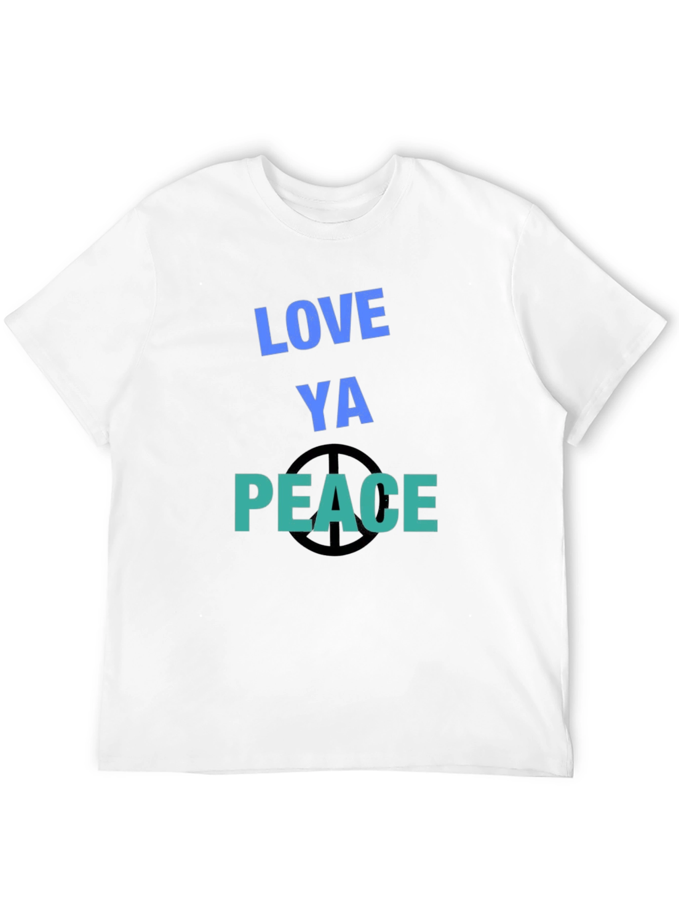 Love Ya Peace T-Shirt - Casual Graphic Tee