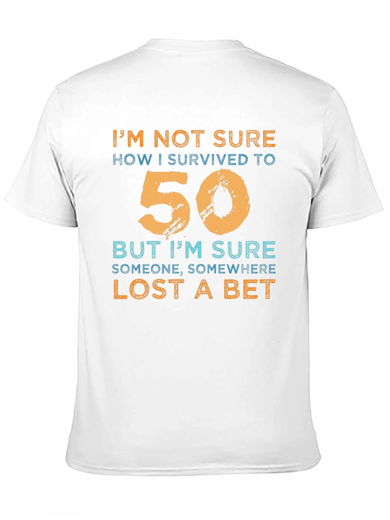 Funny 50th Birthday T-Shirt - Lost a Bet