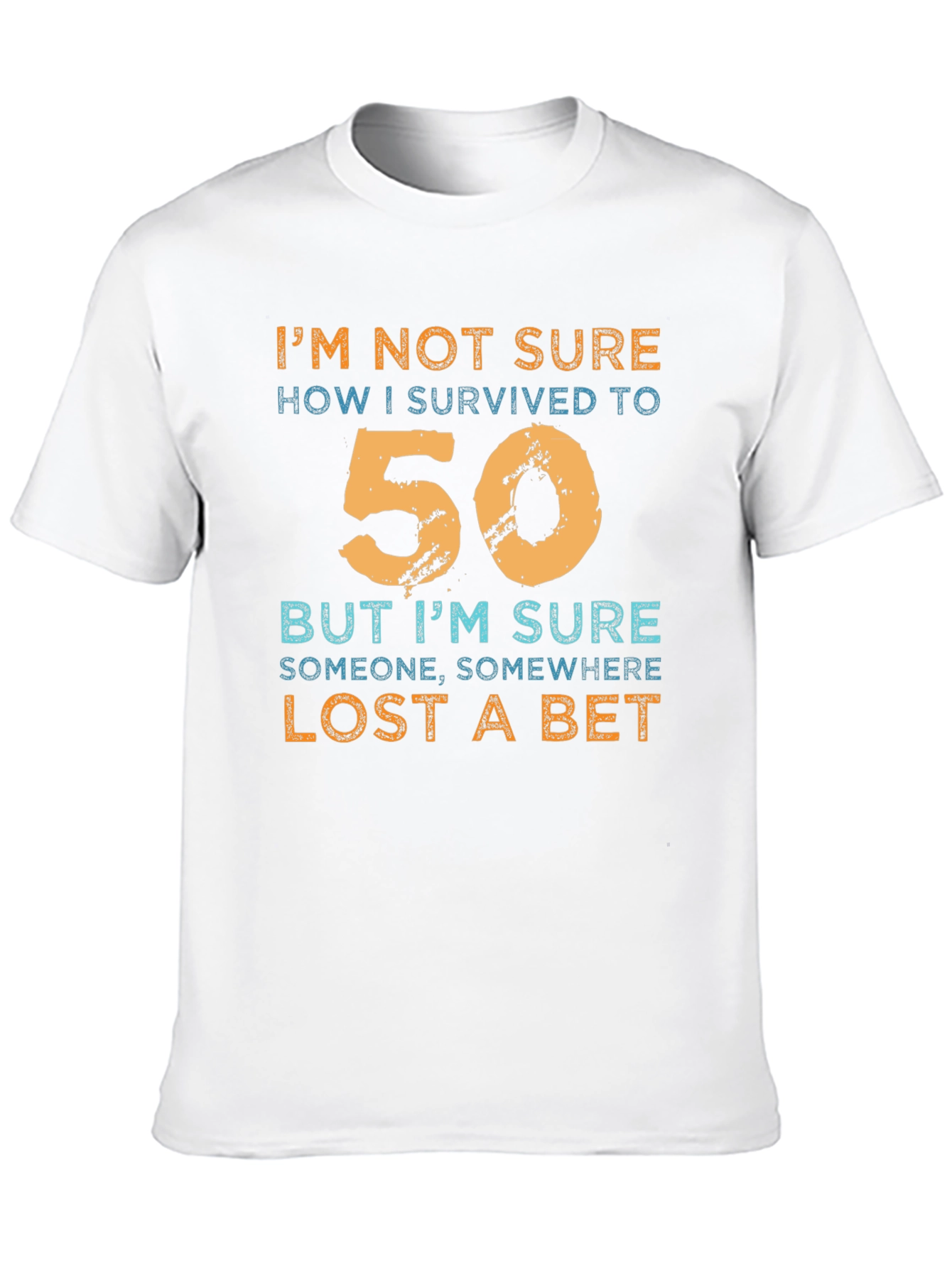 Funny 50th Birthday T-Shirt - Lost a Bet