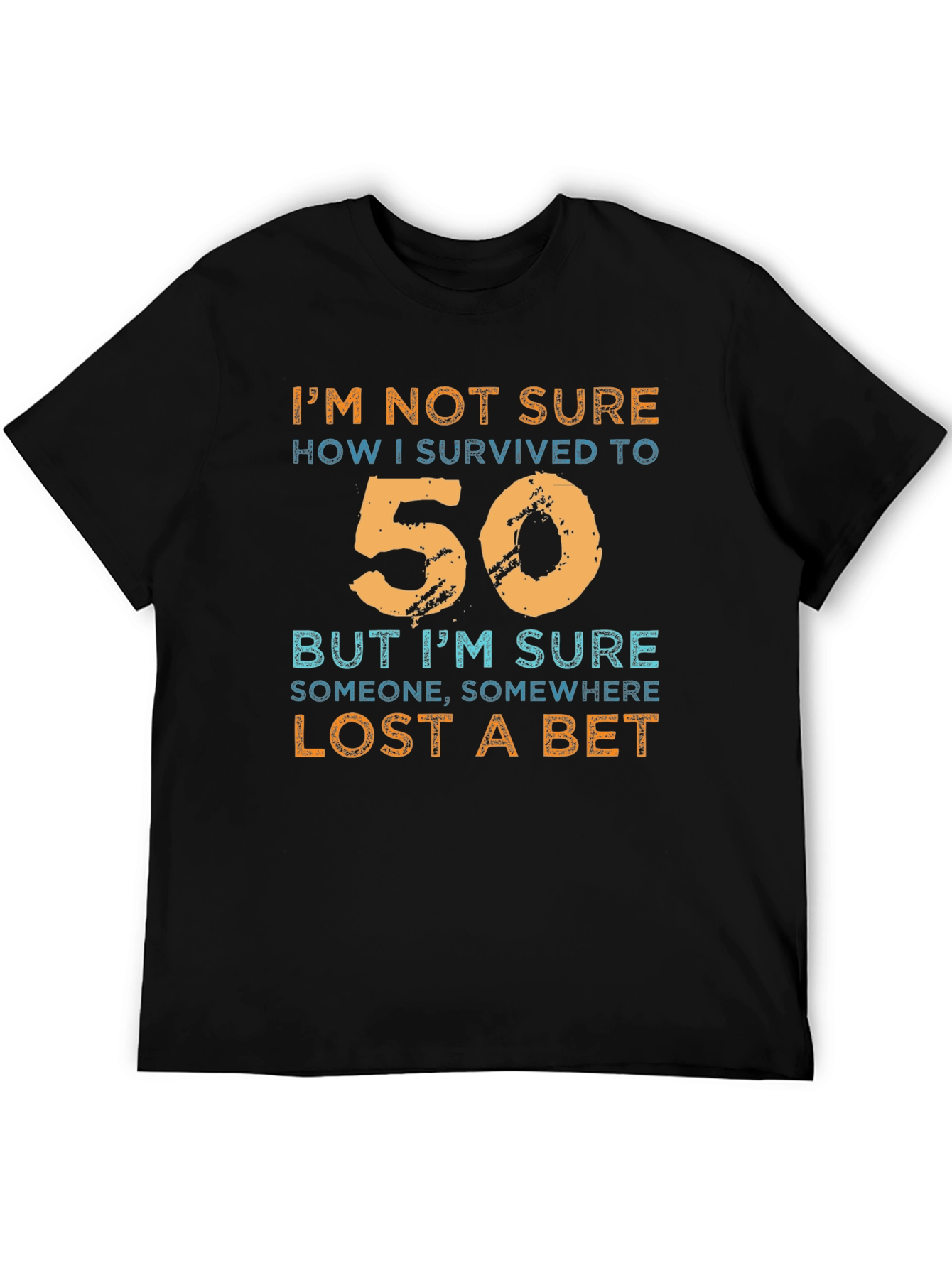 Funny 50th Birthday T-Shirt - Lost a Bet