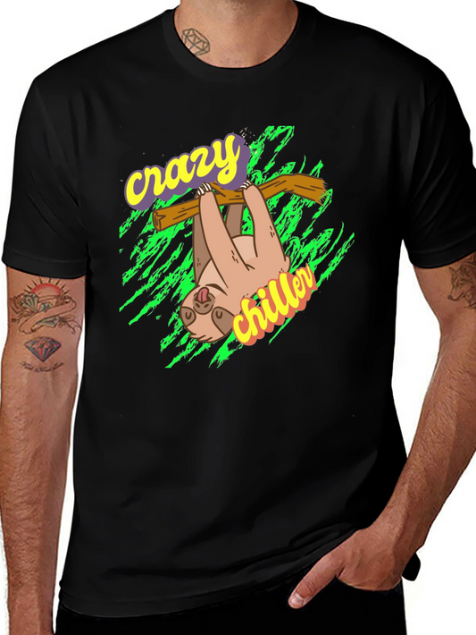 Crazy Chiller Sloth Graphic Tee