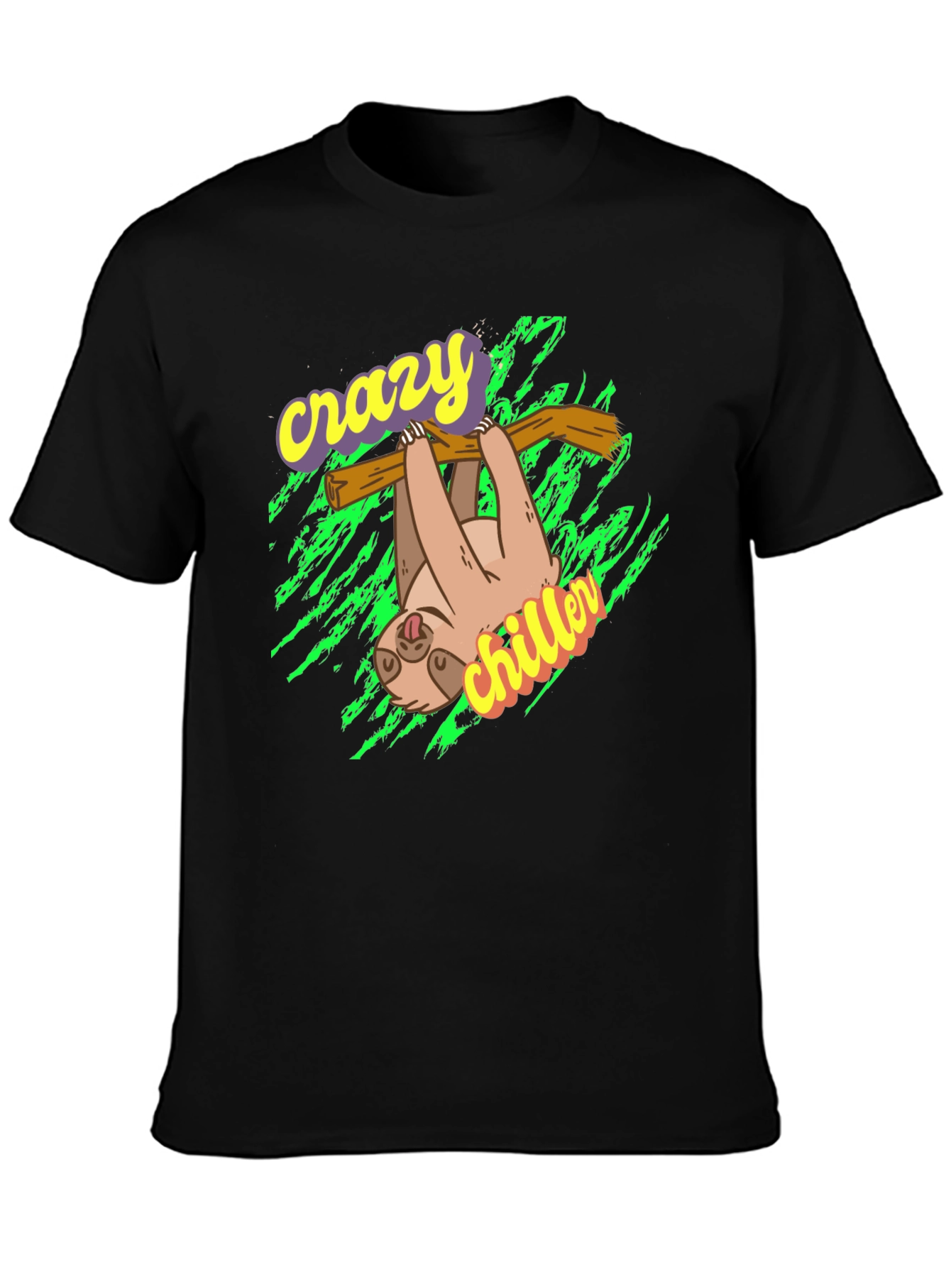 Crazy Chiller Sloth Graphic Tee