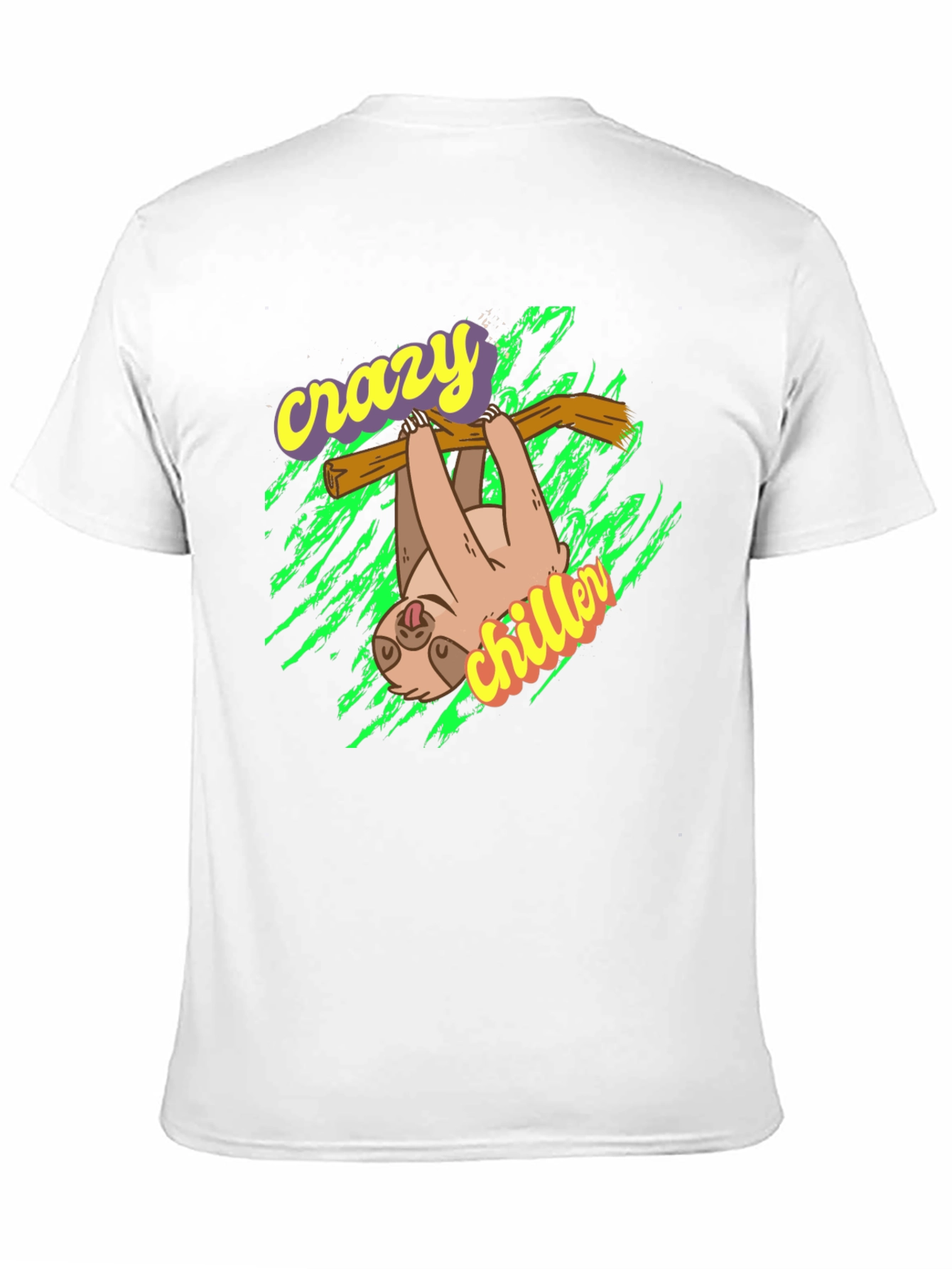 Crazy Chiller Sloth Graphic Tee