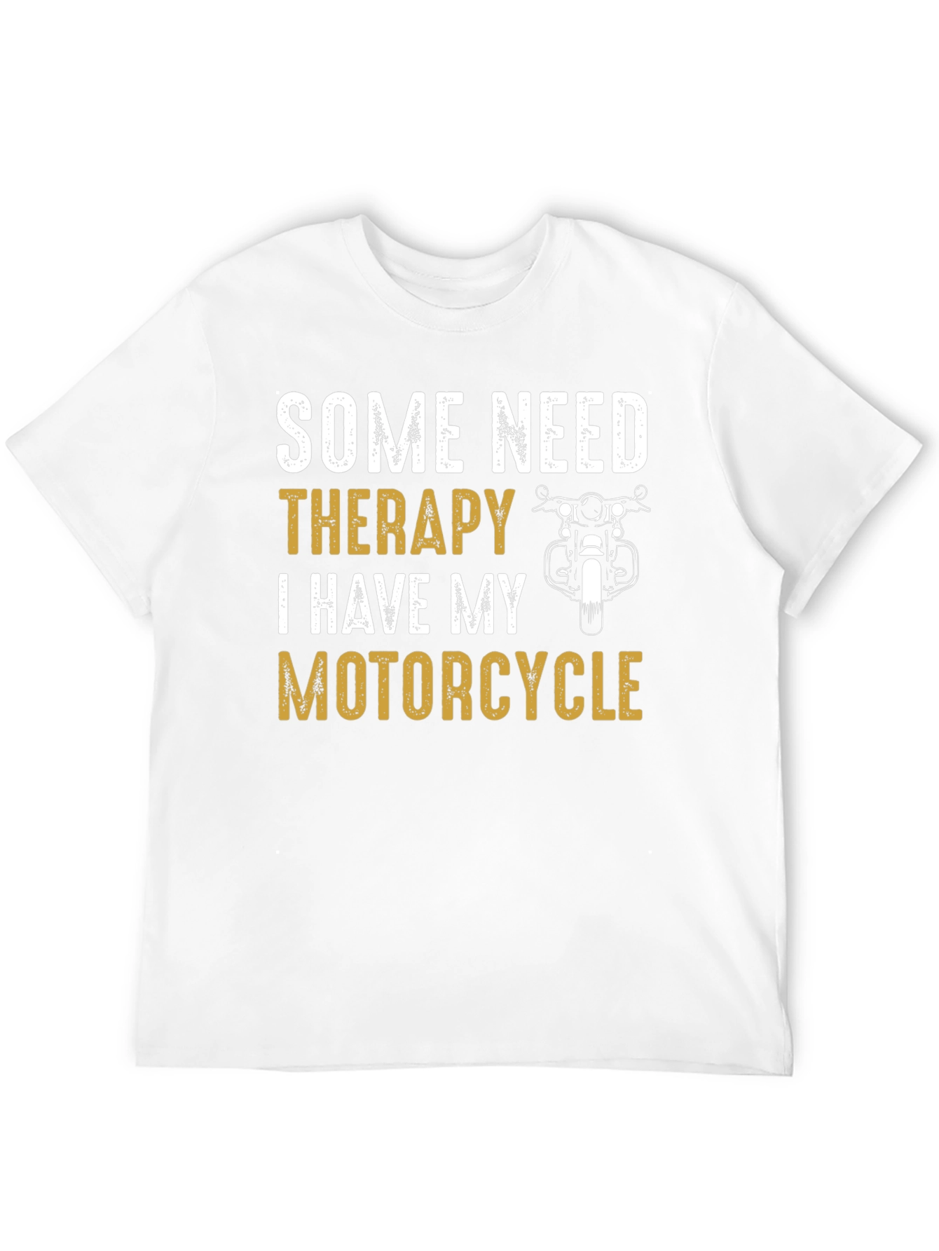 Motorcycle Therapy Graphic Tee - Black