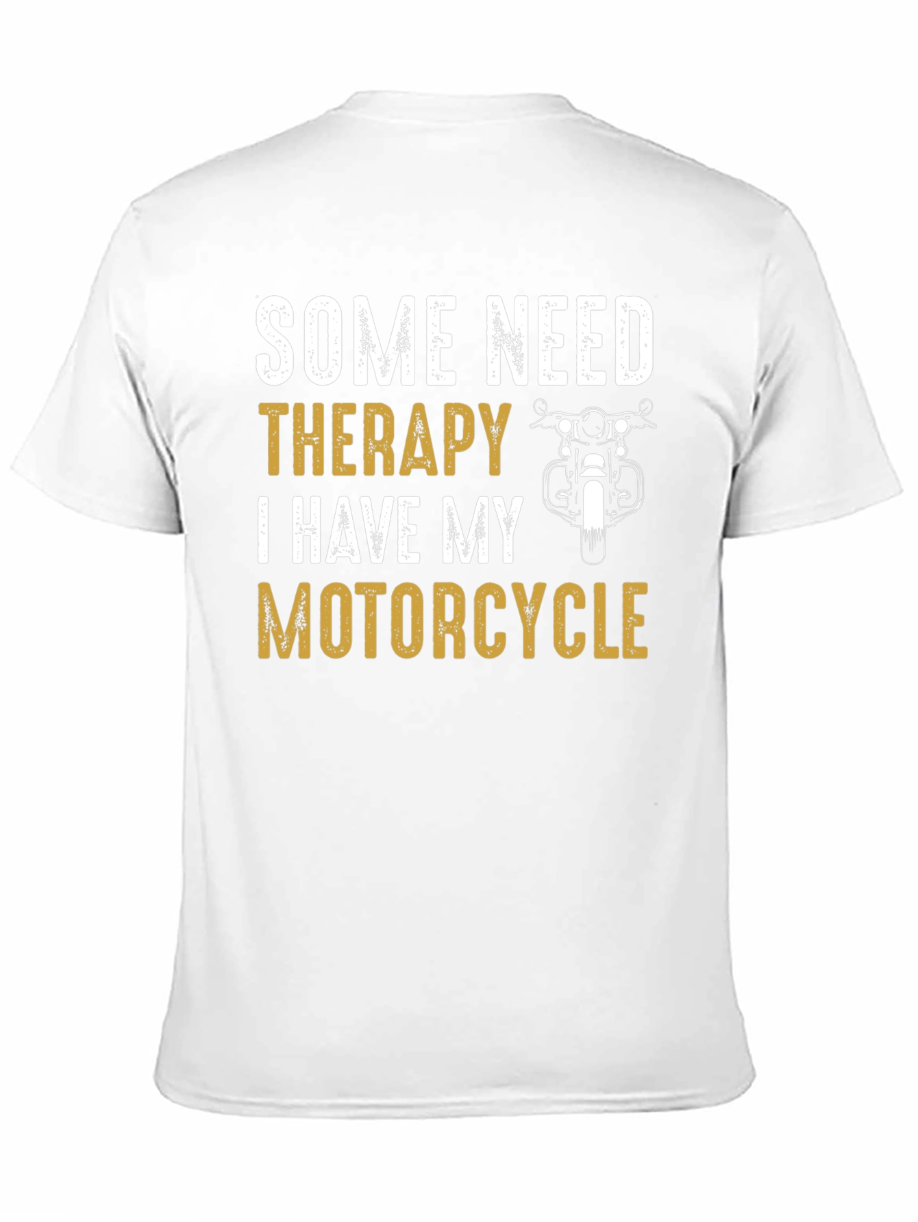 Motorcycle Therapy Graphic Tee - Black