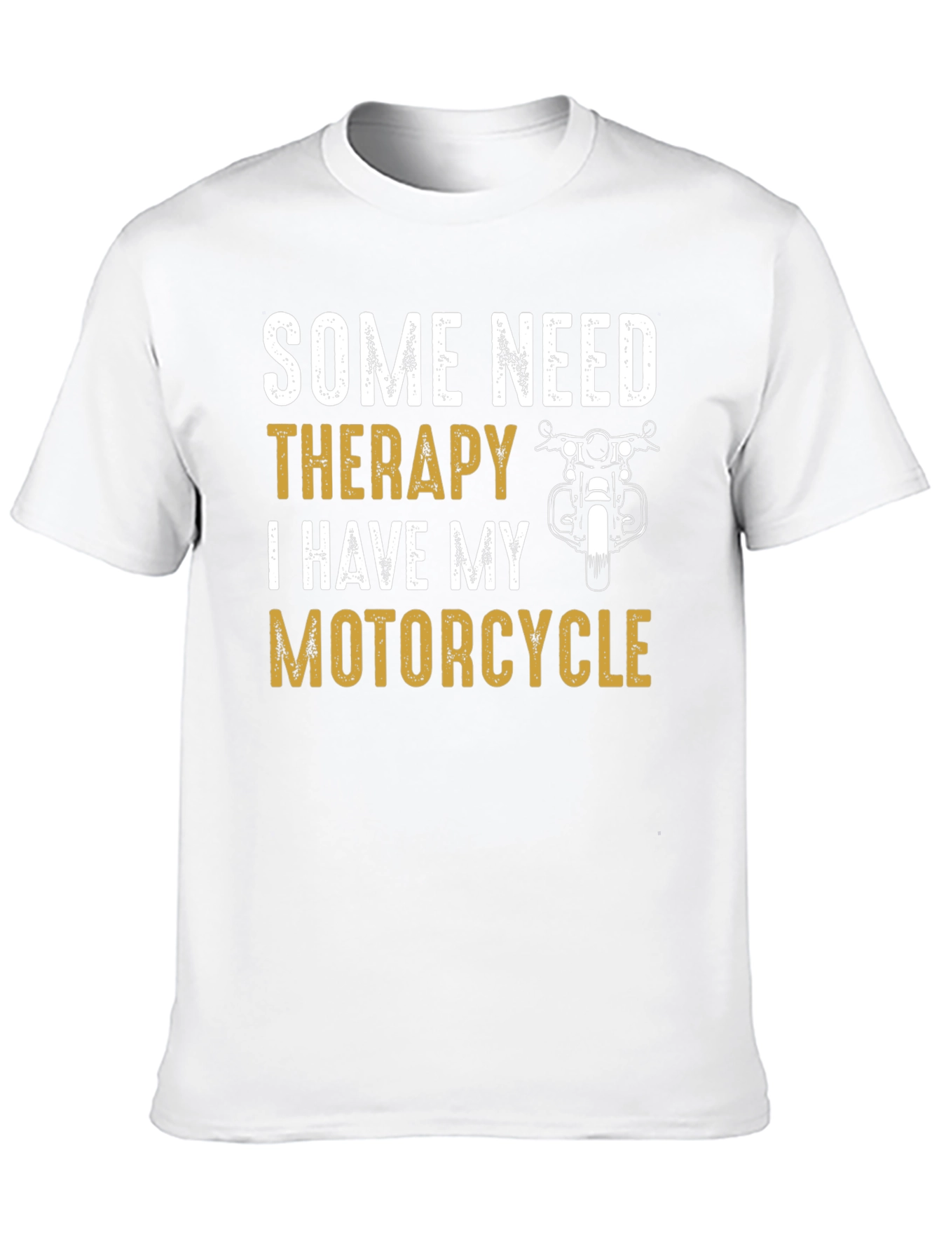Motorcycle Therapy Graphic Tee - Black