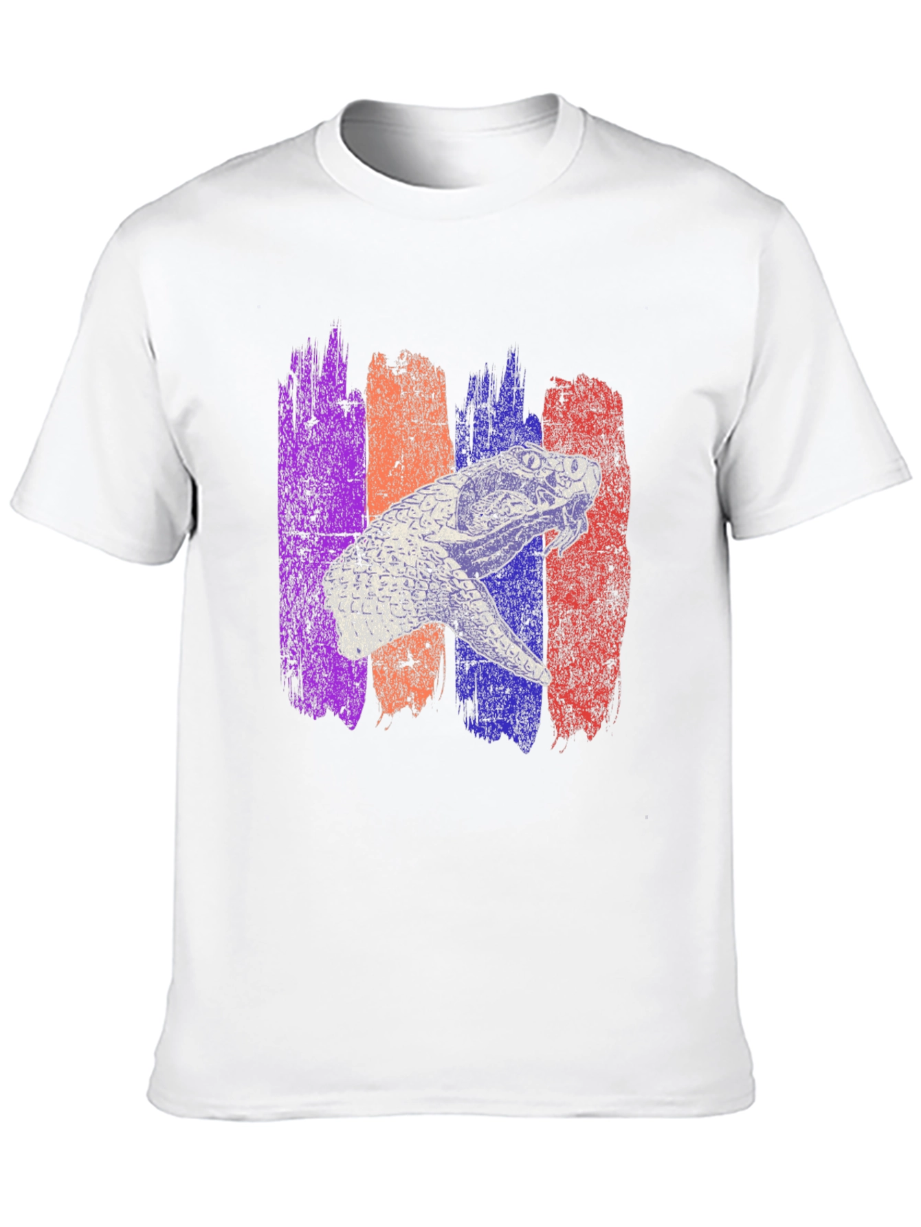 Retro Dinosaur Graphic Print Mens Black T-Shirt