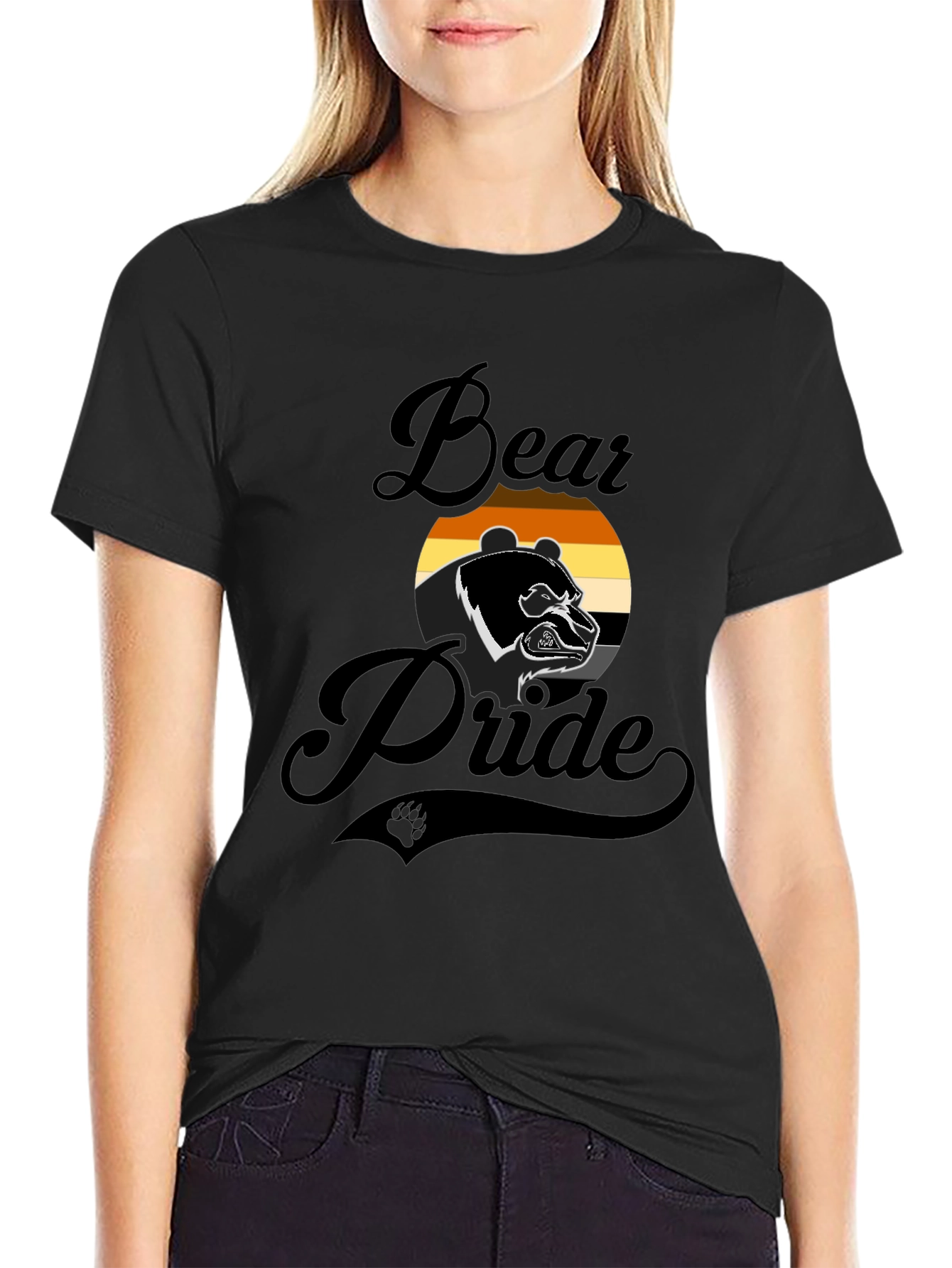 Bear Pride T-Shirt - Black