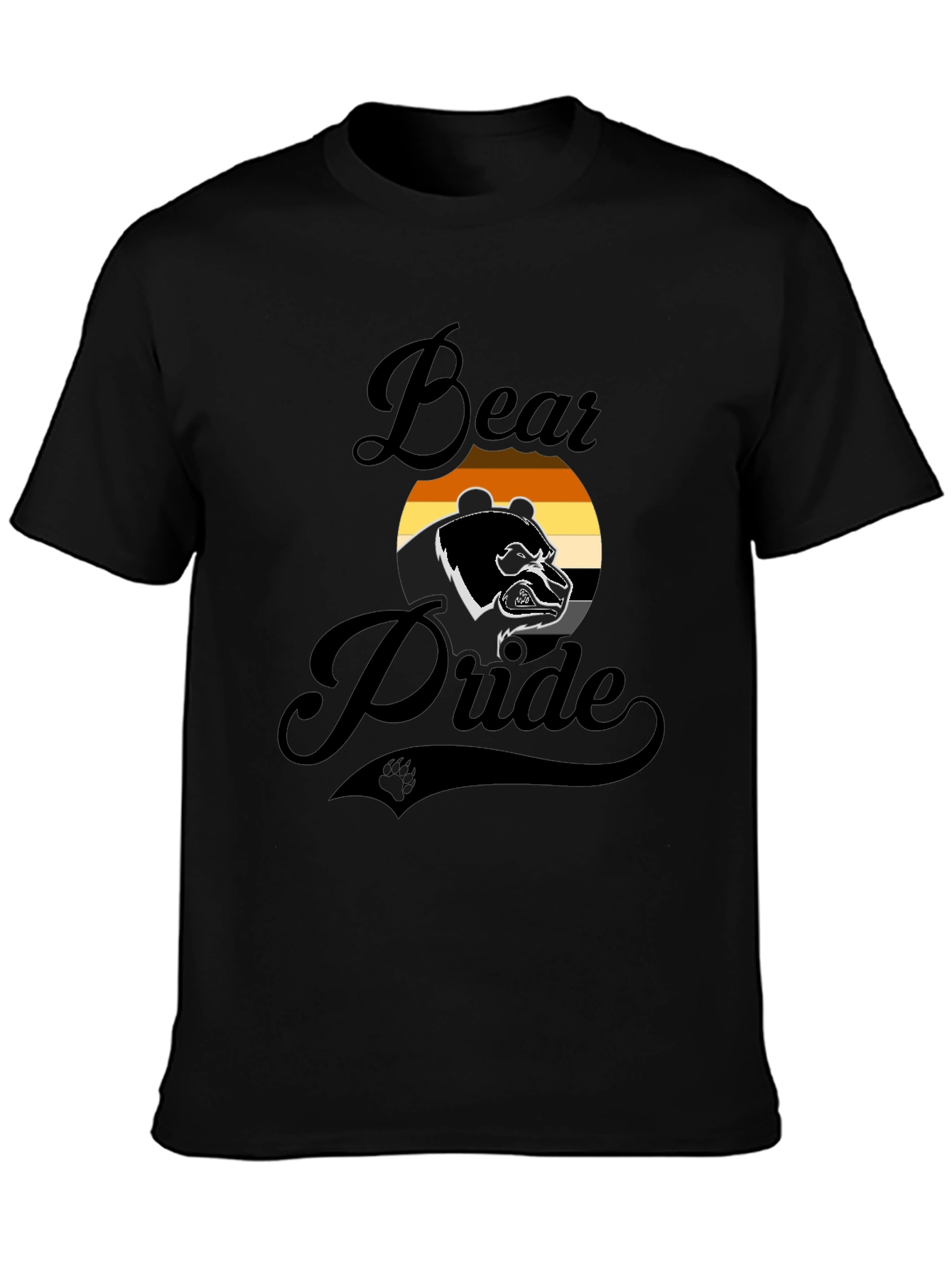 Bear Pride T-Shirt - Black