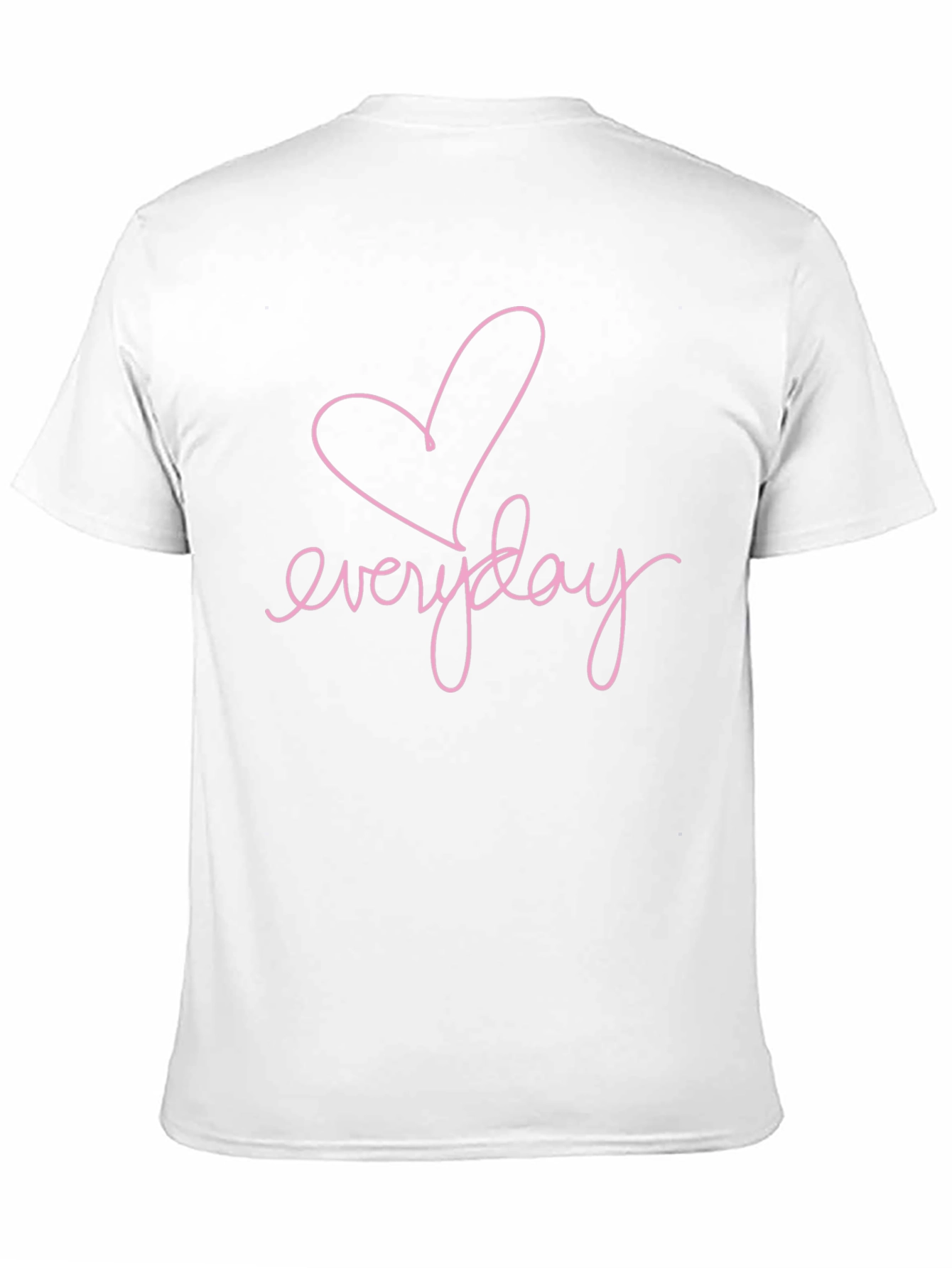 Everyday Heart Graphic Tee - Casual Black T-Shirt