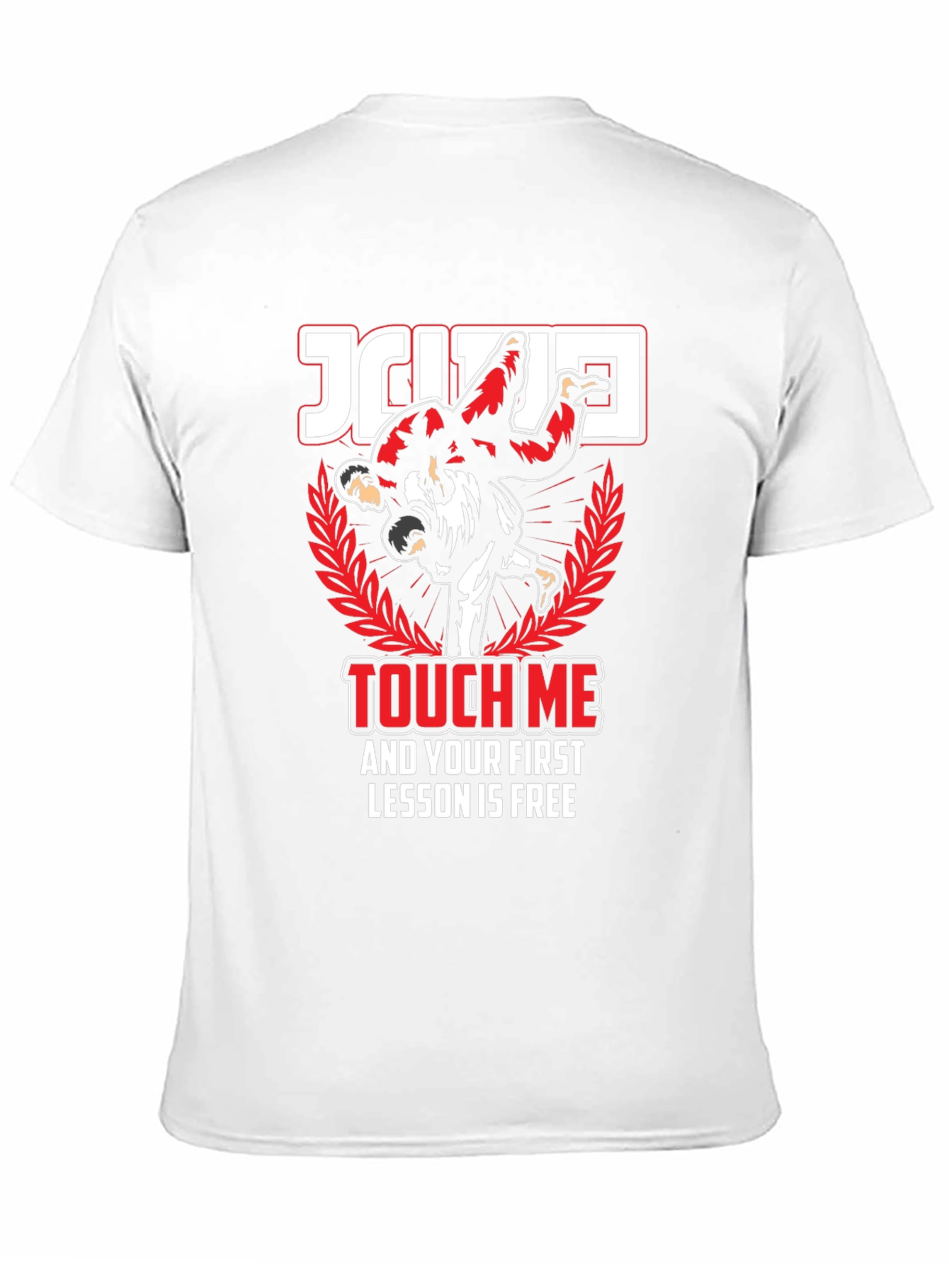 Jiu Jitsu Touch Me Funny Graphic T-Shirt
